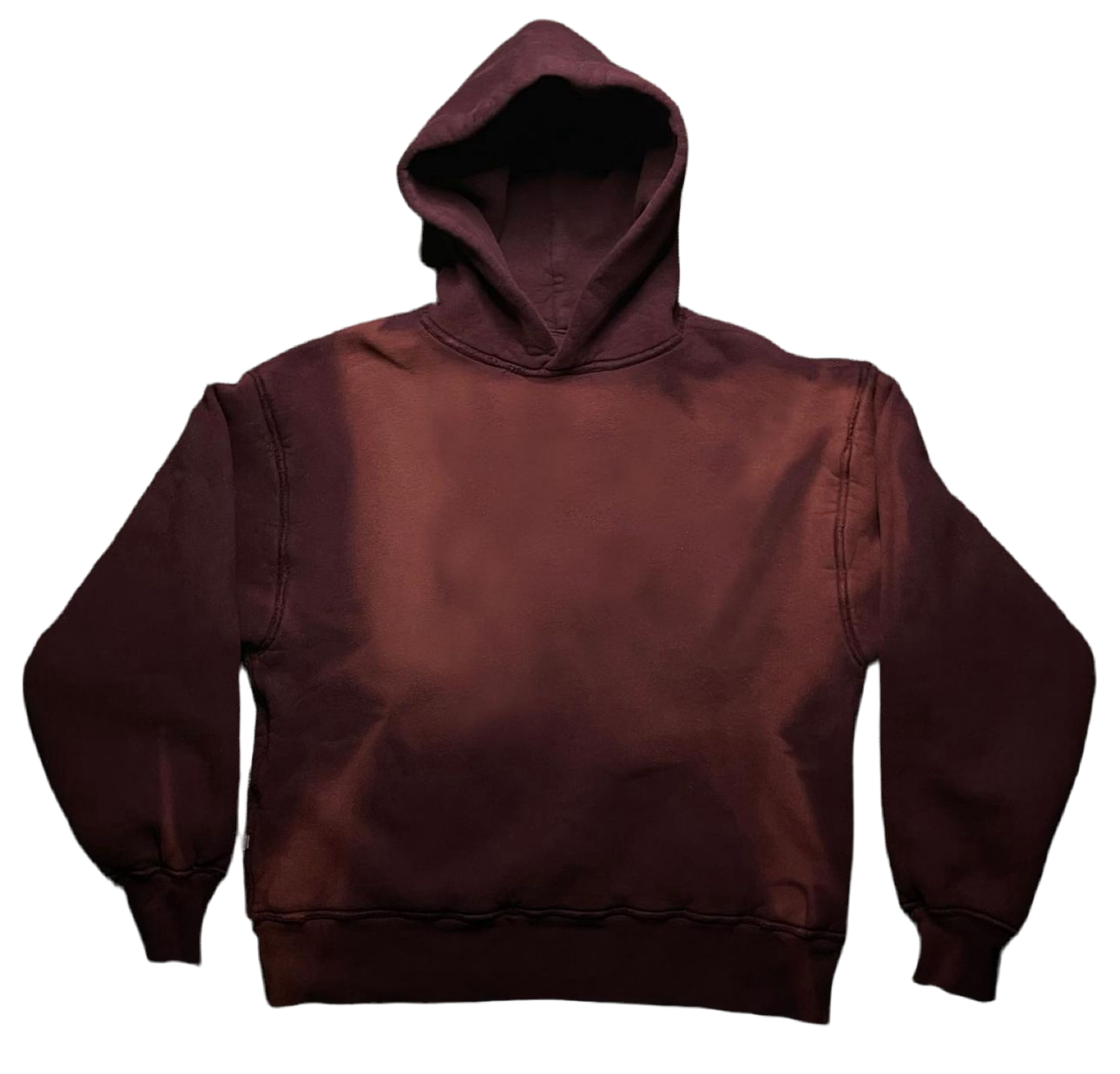 Yeezy Burgundy Perfect Hoodie Sample