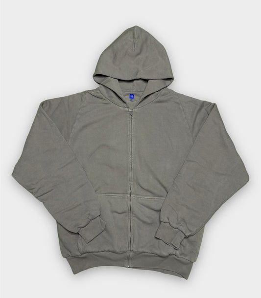 YZY Gap Mainline Zip Up Hoodie (Light Grey)